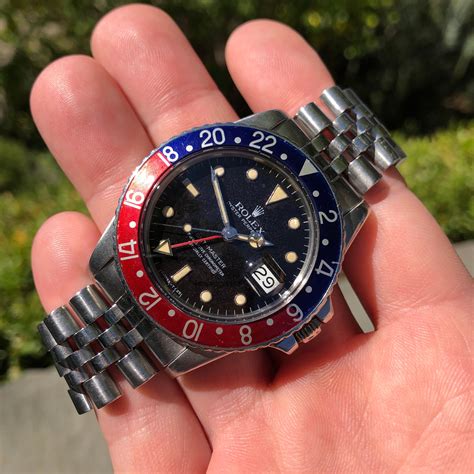 rolex gmt jubilee vintage